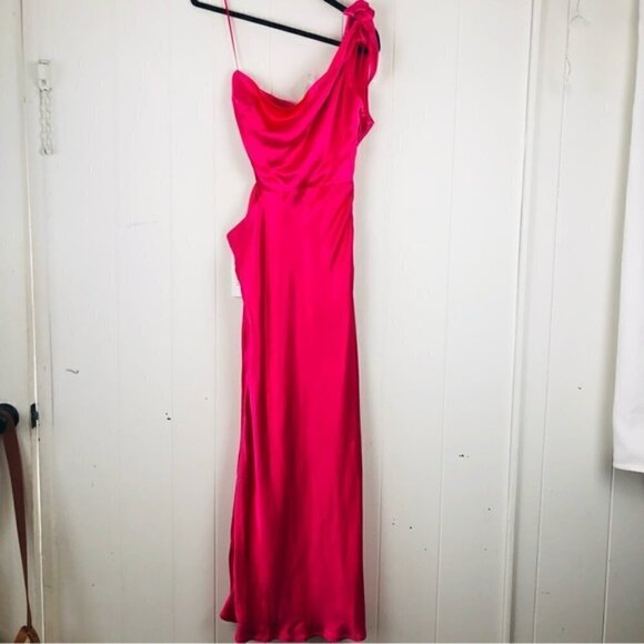 Bardot Womens Dress Audrey One Shoulder Size 10 - Picture 5 of 11